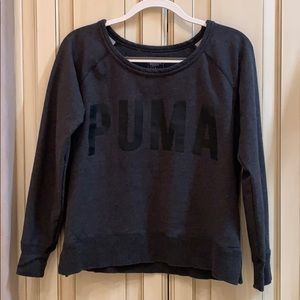 Dark Gray Puma Crewneck